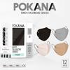 Gambar POKANA KN95 6-ply FASHION SERIES Earloop Surgical Face Mask 12s - Black White dari Pokana Shop Kota Bekasi 2 Tokopedia