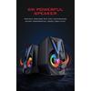Gambar GAMEN GS1 RGB Gaming 6W Powerful Multimedia Speaker Black dari Inti Sukses Kota Surabaya 2 Tokopedia