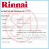 Gambar Rinnai RI-712TG Kompor Gas 2 Tungku rinai RI712TG turbo burner 712 TG - TANPA SELANG dari Setia Mandiri Elektronik Jakarta Barat 2 Tokopedia
