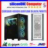 Gambar Corsair 4000D AIRFLOW Tempered Glass Mid Tower Black / White dari silicon ONE Computer Kota Bandung 1 Tokopedia