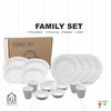 Gambar Glori Melamine Set Makan Keluarga Piring Makan Gelas Mangkok FS001 - Hijau dari Glori Melamine Kab. Tangerang 7 Tokopedia