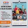 Gambar Cetak Kalender Uk A3+ (isi 2 Bulanan) - Custom Foto, Nama, Logo - TANPA COVER dari Yenpop Digital Printing Kota Pekalongan 2 Tokopedia