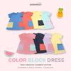 Gambar ARDENLEON Girls Color Block Dress (6 Mo-4 Yr) - Cotton Candy, S dari ARDENLEON Jakarta Barat 7 Tokopedia