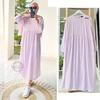 Gambar Long Tunik Terbaru Baju Tunik Wanita AMELIA TUNIK - blue dari TOF Bandung Kota Bandung 4 Tokopedia