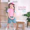Gambar ARDENLEON Unisex Color Block Tee (4-7 Yr) - Cotton Candy, 3L dari ARDENLEON Jakarta Barat 8 Tokopedia