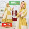 Gambar Baju gamis tunik set rok anak fashion muslim dress modern kekinian - Kuning dari KAMILA OUTFIT 48 Kab. Bandung 1 Tokopedia