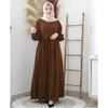 Gambar Gamis Larisa Rempel Resleting Depan Busui Friendly - Hitam dari Tokogo-id Jakarta Barat 16 Tokopedia
