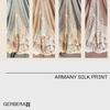 Gambar mukena armani silk print premium - dusty pink dari Gerbera Collection Kota Depok 4 Tokopedia