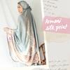 Gambar mukena armani silk print premium - dusty pink dari Gerbera Collection Kota Depok 2 Tokopedia