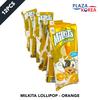Gambar MILKITA LOLIPOP ASSORTED RENCENG ISI 12 PCS - PERMEN SUSU SAPI KALSIUM - ORANGE dari Plaza Korea Jakarta Barat 1 Tokopedia