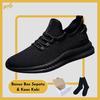 Gambar Sepatu Sneakers Import Running Eazy & Include Box - Hitam, 39 dari YoloStore Jakarta Utara 3 Tokopedia