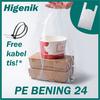 Gambar Kantong Plastik Kresek PE 24 Bening Transparan Tebal isi 100 lembar dari Higenik Prima Kemas Jakarta Barat 1 Tokopedia