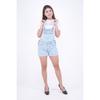Gambar Short Pendek Celana Overall wanita, jeans denim kancing samping COD dari jeanspremiumm Jakarta Utara 8 Tokopedia