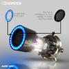 Gambar (2pcs) Lampu LED Mobil AYOTO A2-H4 PNP 45 Watt 10000LM - P/P Angel Eyes dari Ayoto Official Jakarta Barat 3 Tokopedia