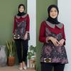 Gambar atasan batik wanita modern lengan panjang murah - Abu-abu, M dari Batikjoyoberkah Kab. Pekalongan 7 Tokopedia