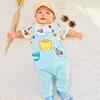 Gambar jumpsuit overall bayi anak laki laki 1-2 tahun ZOO overall - biru tua, M dari Big Bear Babyshop Jakarta Barat 6 Tokopedia