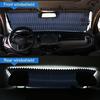 Gambar SUNSHIELD TELESCOPIC TABIR SURYA BUKA TUTUP ADJUSTABLE SUN SHADE MOBIL dari Modifikasi Market Jakarta Utara 2 Tokopedia