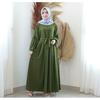 Gambar Gamis Larisa Rempel Resleting Depan Busui Friendly - Hitam dari Tokogo-id Jakarta Barat 13 Tokopedia