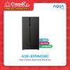 Gambar AQUA REFRIGERATOR SIDE BY SIDE AQR-605IM-GB dari Candi Elektronik Solo Kota Surakarta 1 Tokopedia