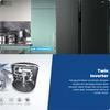 Gambar AQUA REFRIGERATOR SIDE BY SIDE AQR-605IM-GB dari Candi Elektronik Solo Kota Surakarta 4 Tokopedia