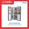 Gambar AQUA REFRIGERATOR SIDE BY SIDE AQR-605IM-GB dari Candi Elektronik Solo Kota Surakarta 3 Tokopedia