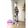 Gambar Setelan Piyama Wanita HomeWear One Set Trendy Bisa Untuk Outfit Jalan - Stripe Mustard dari DjiehanClothing Jakarta Utara 3 Tokopedia