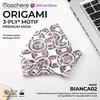 Gambar Maschere Masker Kain Origami - 3 Ply - Maroon dari Maschere Kab. Sleman 24 Tokopedia