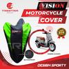 Gambar Sarung Motor SCOOPY / Cover Penutup Motor Warna Antiair Merk VISION - Merah dari Trimitra Group Kab. Tangerang 8 Tokopedia