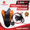 Gambar Sarung Motor SUPRA X / Cover Penutup Motor Warna Antiair Merk VISION - Merah dari Trimitra Group Kab. Tangerang 7 Tokopedia