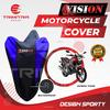 Gambar Sarung Motor TIGER / Cover Penutup Motor Warna Antiair Merk VISION - Merah dari Trimitra Group Kab. Tangerang 5 Tokopedia