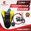 Gambar Sarung Motor SCOOPY / Cover Penutup Motor Warna Antiair Merk VISION - Merah dari Trimitra Group Kab. Tangerang 5 Tokopedia