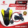 Gambar Sarung Motor XMAX / Cover Penutup Motor Warna Waterproof Merk VISION - Merah dari Trimitra Group Kab. Tangerang 6 Tokopedia