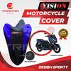 Gambar Sarung Motor XMAX / Cover Penutup Motor Warna Waterproof Merk VISION - Merah dari Trimitra Group Kab. Tangerang 2 Tokopedia