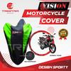 Gambar Sarung Motor TIGER / Cover Penutup Motor Warna Antiair Merk VISION - Merah dari Trimitra Group Kab. Tangerang 8 Tokopedia