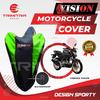 Gambar Sarung Motor VIXION / Cover Penutup Motor Warna waterproof Merk VISION - Merah dari Trimitra Group Kab. Tangerang 9 Tokopedia