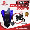 Gambar Sarung Motor VIXION / Cover Penutup Motor Warna waterproof Merk VISION - Merah dari Trimitra Group Kab. Tangerang 6 Tokopedia