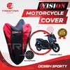 Gambar Sarung Motor XMAX / Cover Penutup Motor Warna Waterproof Merk VISION - Merah dari Trimitra Group Kab. Tangerang 1 Tokopedia