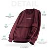 Gambar SWEATER CREWNECK POLOS PRIA WANITA SWEATSHIRT KANTONG CARDIGAN PRIA - MAROON, XL dari EVERNEXT OFFICIAL Kota Tangerang 4 Tokopedia