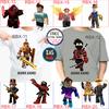Gambar Kaos Anak ROBLOX Free Cetak Nama atau Tulisan - Putih, S dari Zastshirt Kota Depok 1 Tokopedia