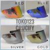 Gambar Visor KYT TT Course - Kaca helm KYT TT Course - Norisk gold dari crucify Jakarta Barat 3 Tokopedia