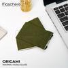 Gambar Maschere Masker Kain Origami - 3 Ply - Maroon dari Maschere Kab. Sleman 13 Tokopedia