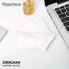 Gambar Maschere Masker Kain Origami - 3 Ply - Maroon dari Maschere Kab. Sleman 7 Tokopedia