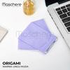 Gambar Maschere Masker Kain Origami - 3 Ply - Maroon dari Maschere Kab. Sleman 23 Tokopedia