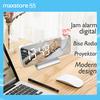 Gambar Original Jam Meja Digital Led Weker / Digital Alarm Clock bisa Radio - Putih dari maxstore88 Jakarta Utara 2 Tokopedia