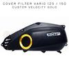 Gambar Cover Filter Custom Velocity Vario 125 / 150 PCX CBU Original - F. OLD SILVER dari MKAccesories Jakarta Timur 16 Tokopedia