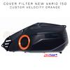 Gambar Cover Filter Custom Velocity Vario 125 / 150 PCX CBU Original - F. OLD SILVER dari MKAccesories Jakarta Timur 17 Tokopedia