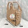 Gambar TAS ANYAMAN BAMBU HAMPERS DUA TANGKAI / PEGANGAN UKURAN BESAR MUAT 3KG dari The House Store ID Kota Cimahi 2 Tokopedia