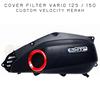 Gambar Cover Filter Custom Velocity Vario 125 / 150 PCX CBU Original - F. OLD SILVER dari MKAccesories Jakarta Timur 9 Tokopedia