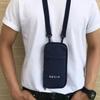 Gambar tas slempang hp dompet hp selempang tas dompet gantung leher - Hitam dari coragio shop Kota Bekasi 11 Tokopedia