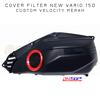 Gambar Cover Filter Custom Velocity Vario 125 / 150 PCX CBU Original - F. OLD SILVER dari MKAccesories Jakarta Timur 7 Tokopedia